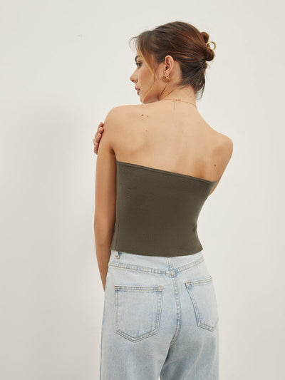 AFFETTO's Strapeless Tube Top - Affettoclothingstore